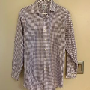Men’s 15 2/3 Brooks Brothers button down shirt purple